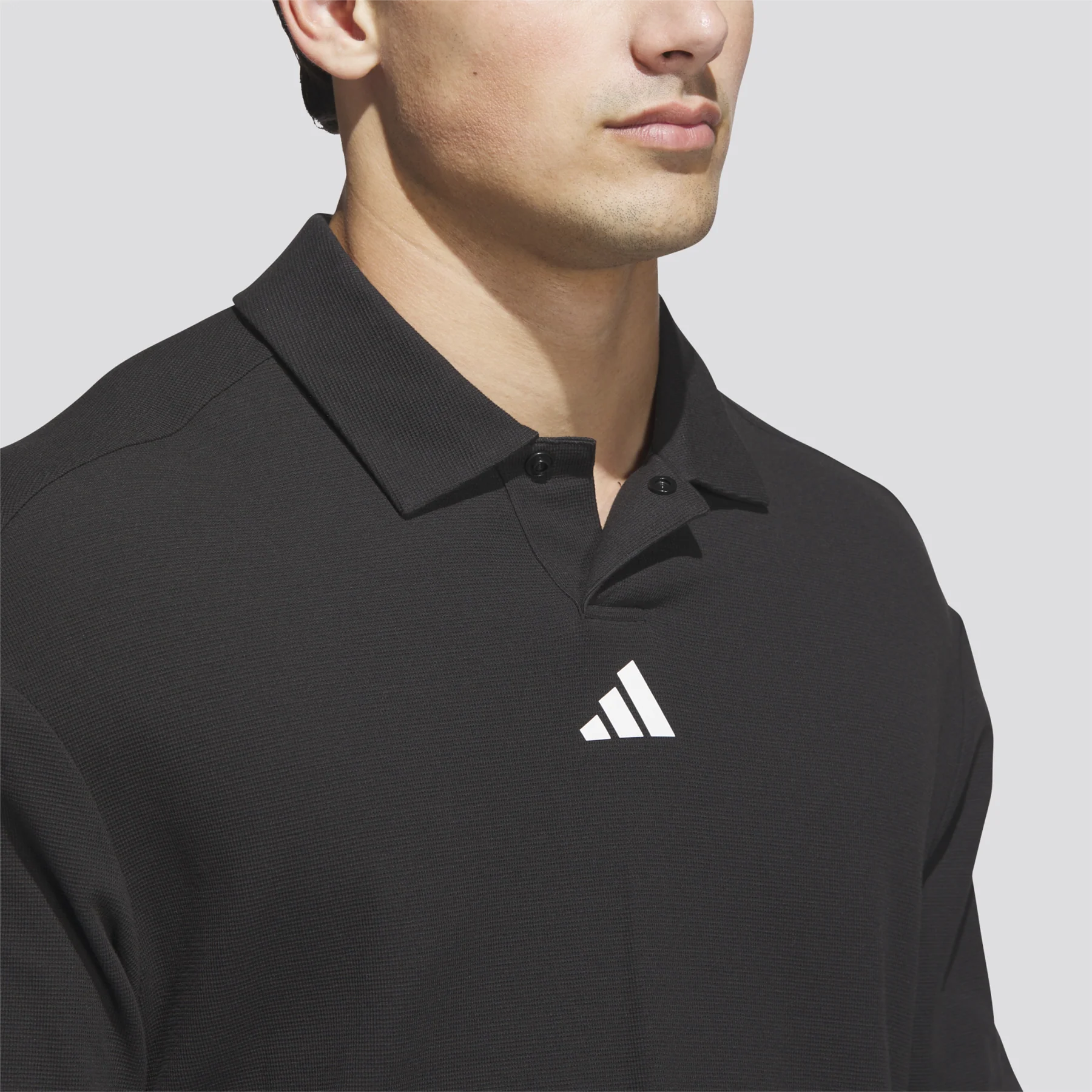 Beyond The Course LS Loose Fit Polo Black - Image 4