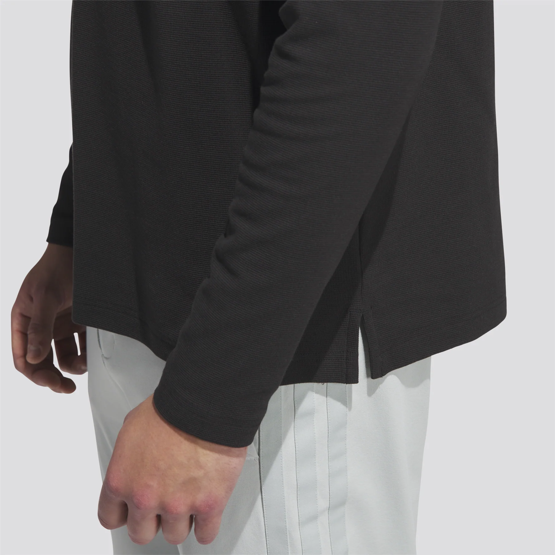 Beyond The Course LS Loose Fit Polo Black - Image 5