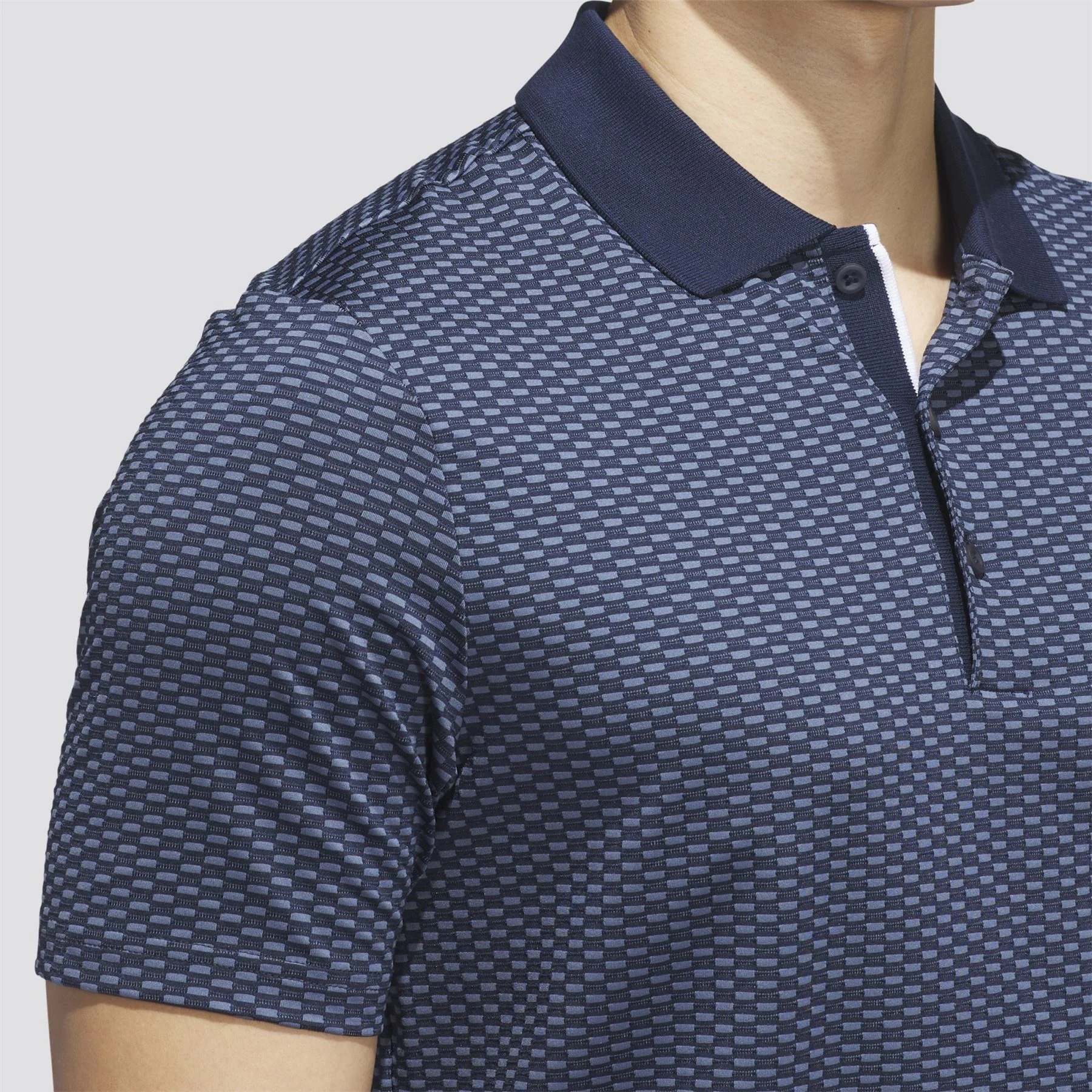 Beyond The Course Textured Polo Collegiate Navy/Preloved Ink - Image 4
