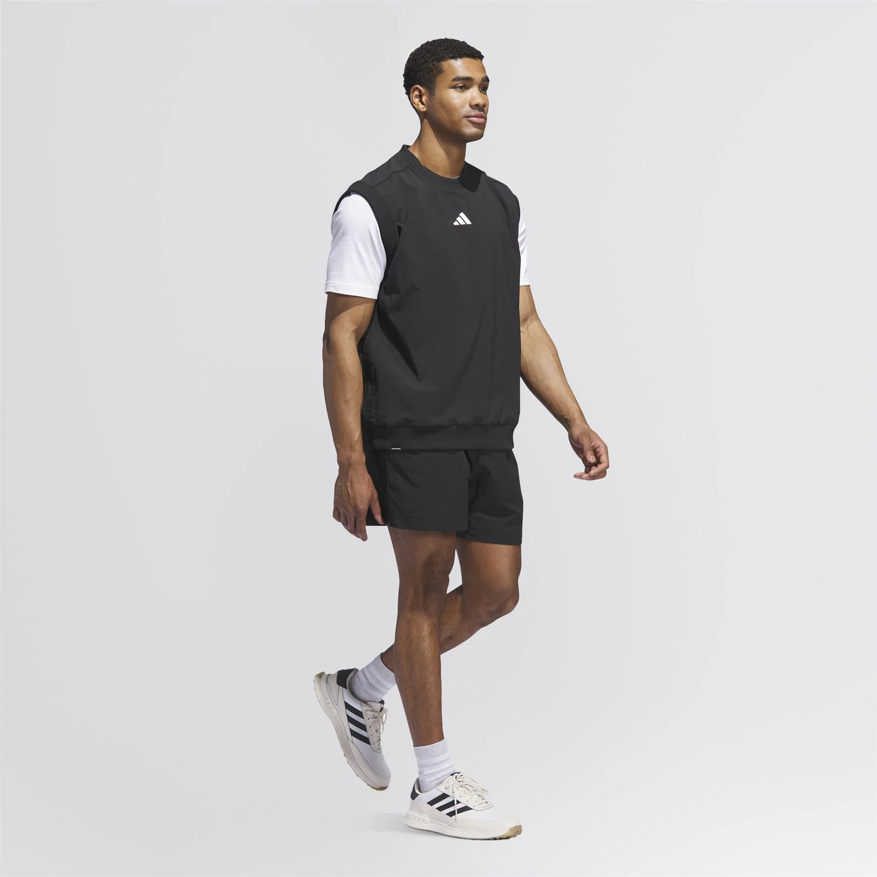 Beyond The Course Twistweave Loose Fit Vest Black - Image 3