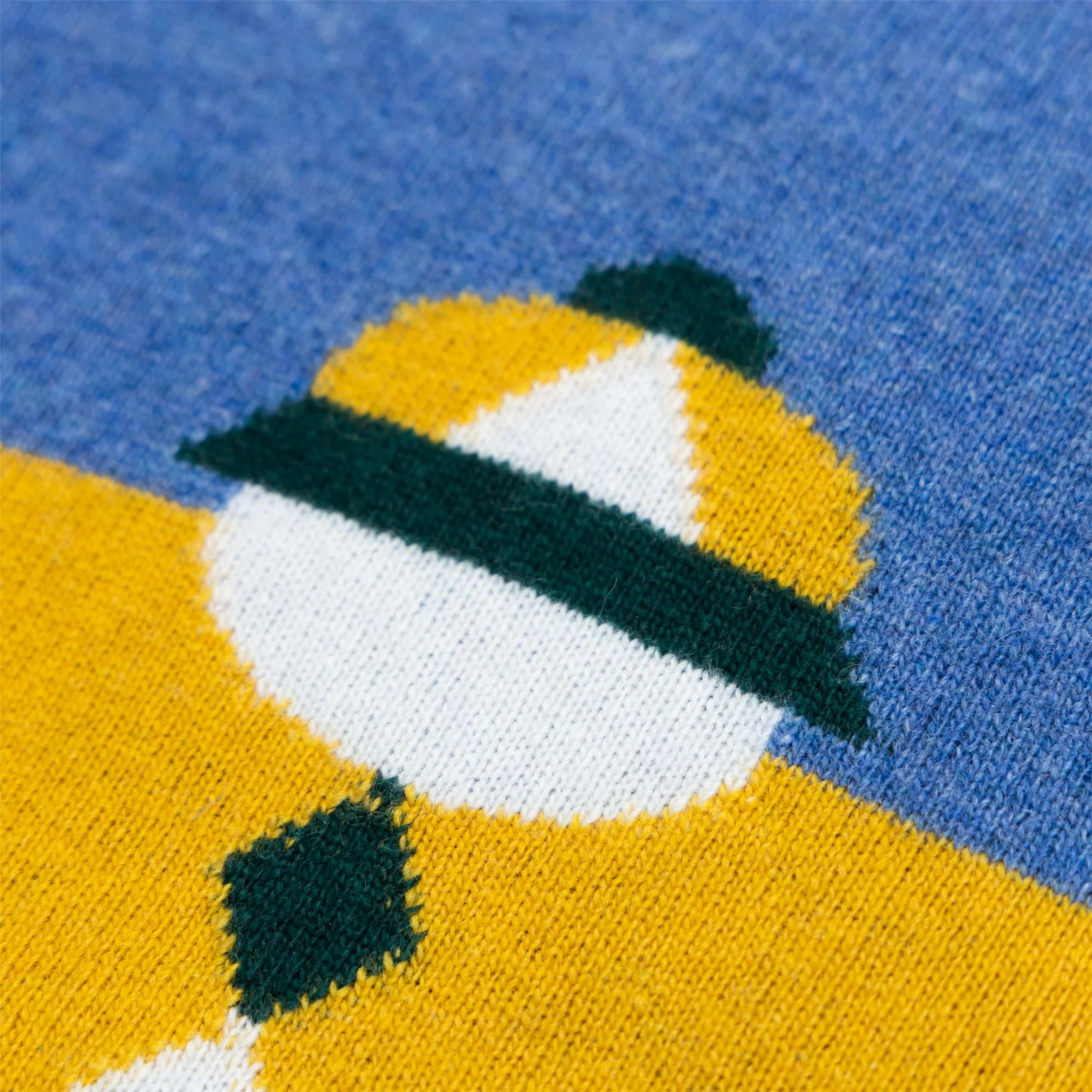 Geometric George Intarsia Knit Denim - Image 3