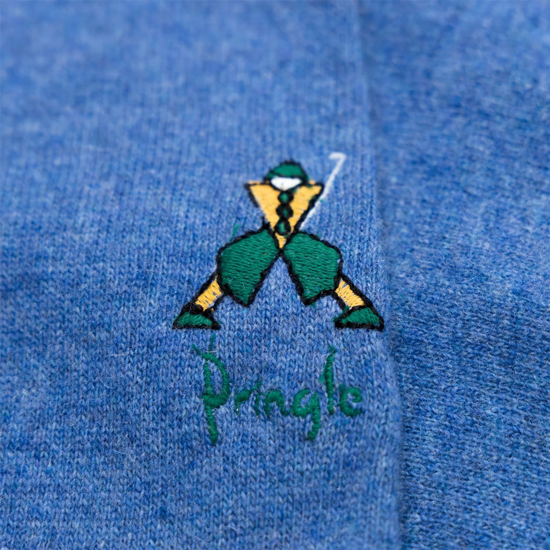 Geometric George Intarsia Knit Denim - Image 4