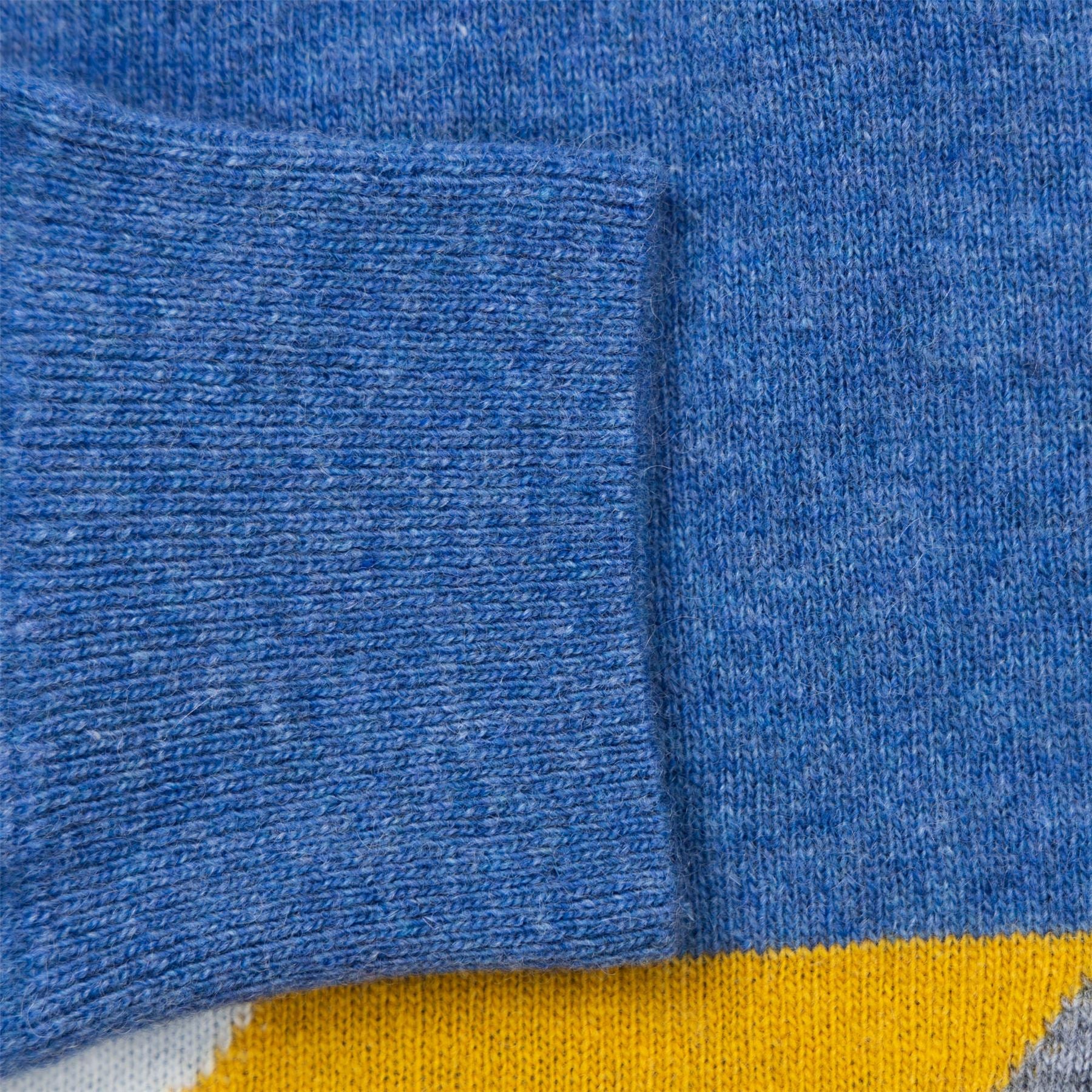 Geometric George Intarsia Knit Denim - Image 5