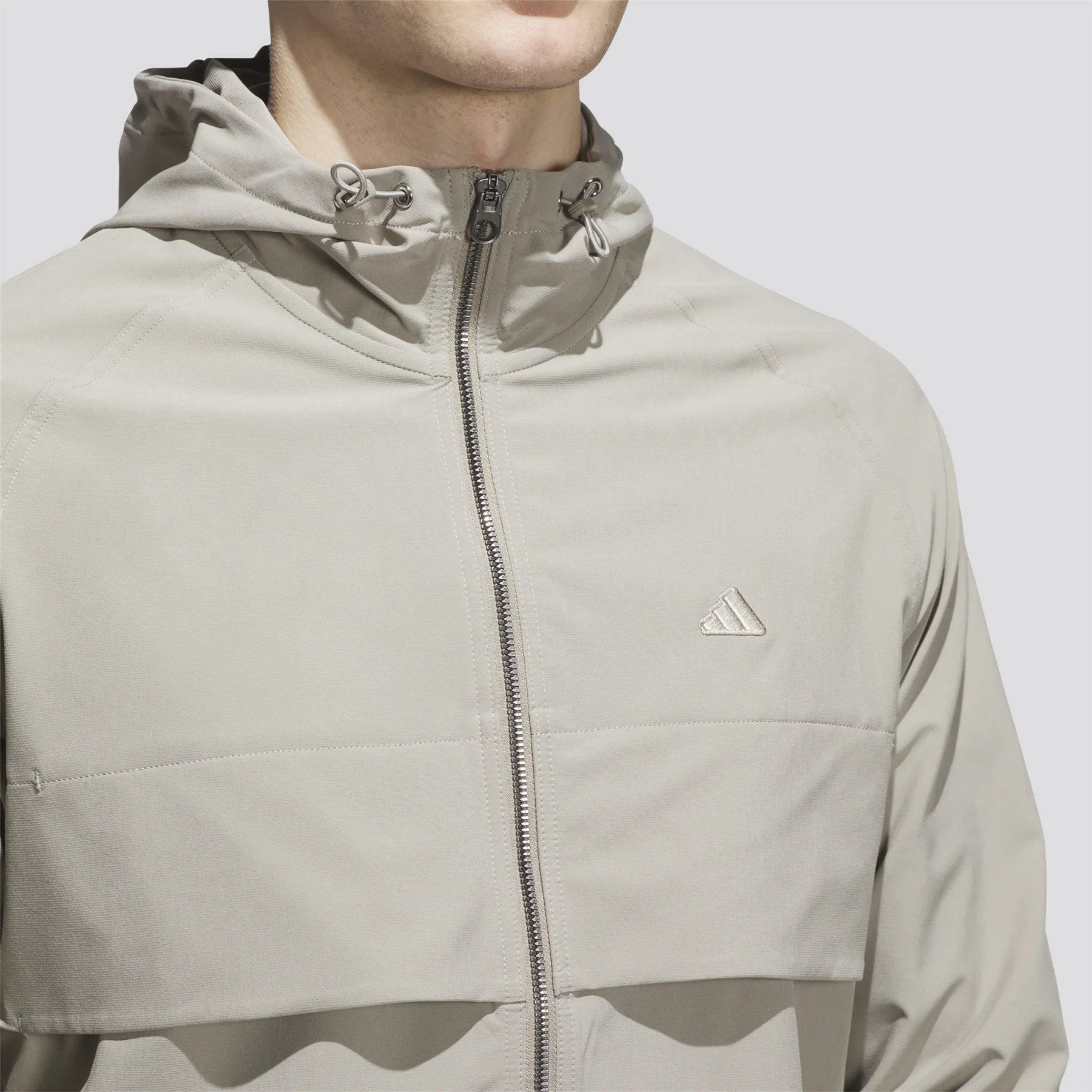 Go-To Full Zip Windbreaker Putty Beige - Image 4
