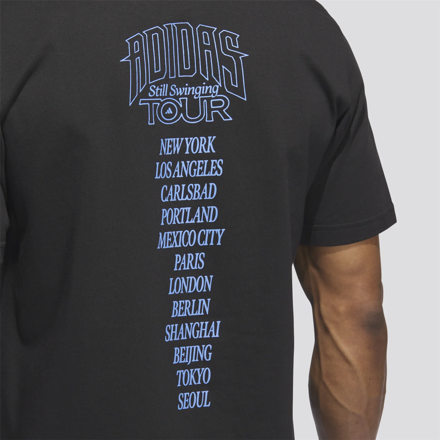 Golf Tour Graphic Tee Black - Image 5