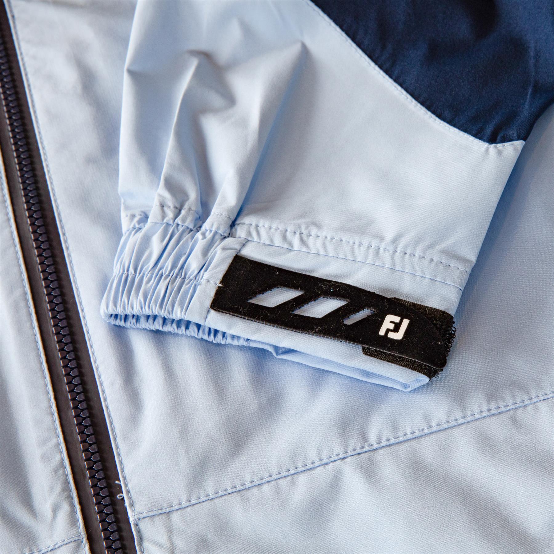 HydroLite X Waterproof Jacket Light Blue/Navy - Image 4