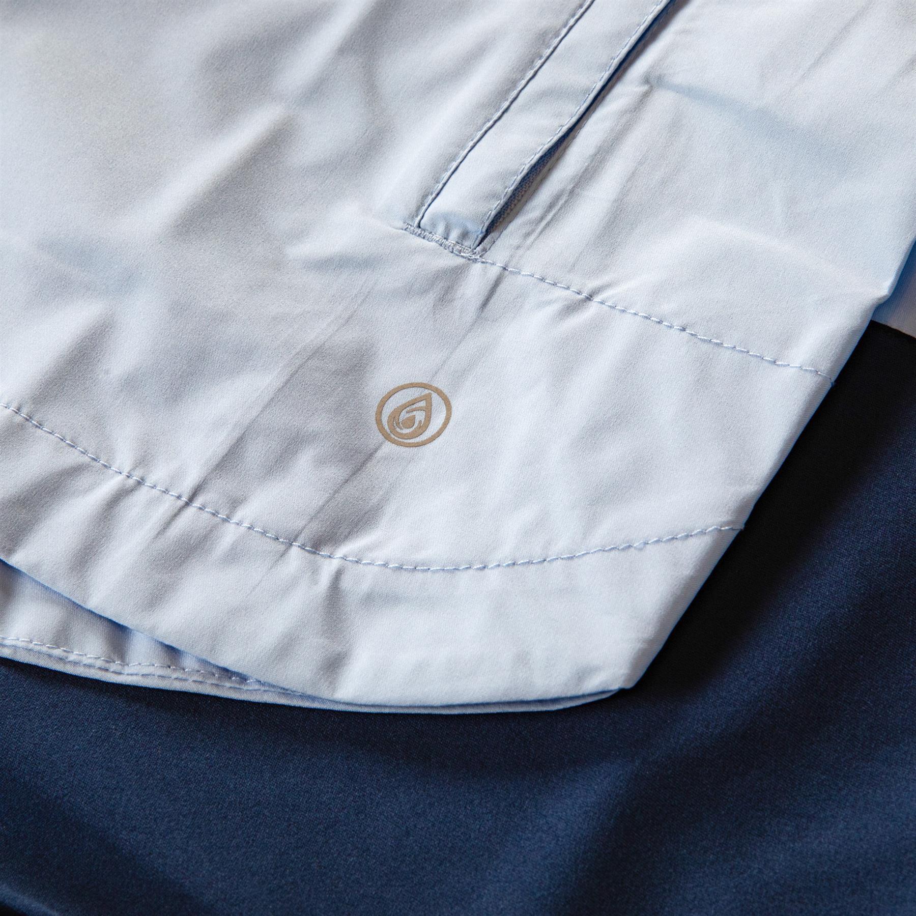 HydroLite X Waterproof Jacket Light Blue/Navy - Image 6