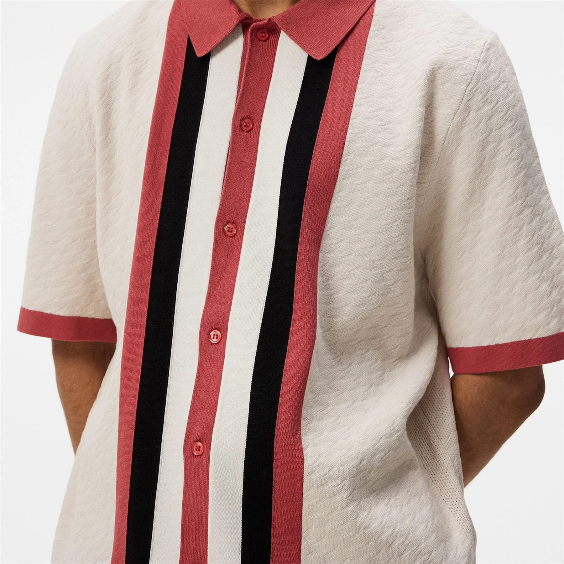 Rayne Jacquard Monogram Shirt Moonbeam - Image 5