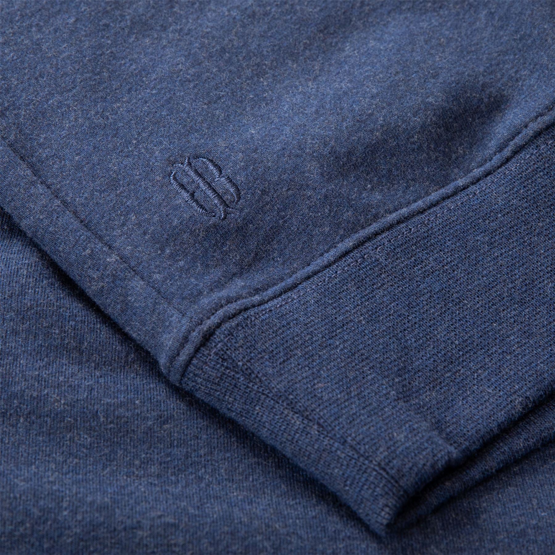 The Lawson Performance Hoodie Heathered Atlantic - Image 4
