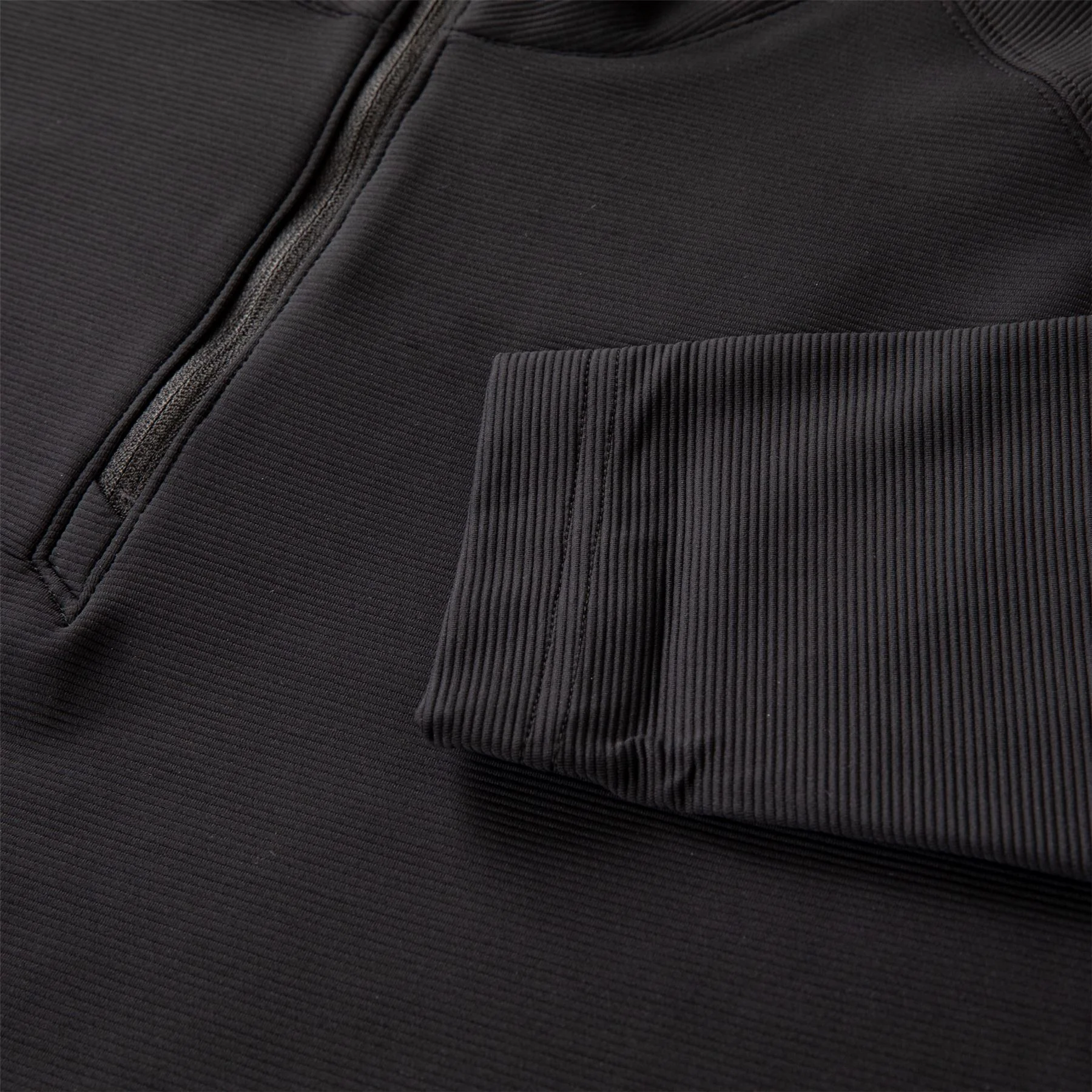 The Stuart Pullover Mid Layer Black - Image 3