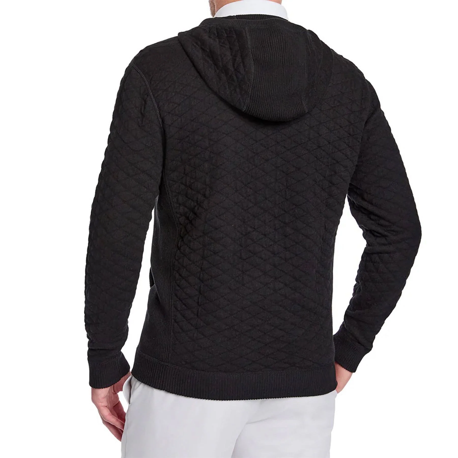 The Wallace Hooded Sweater Black - Image 3