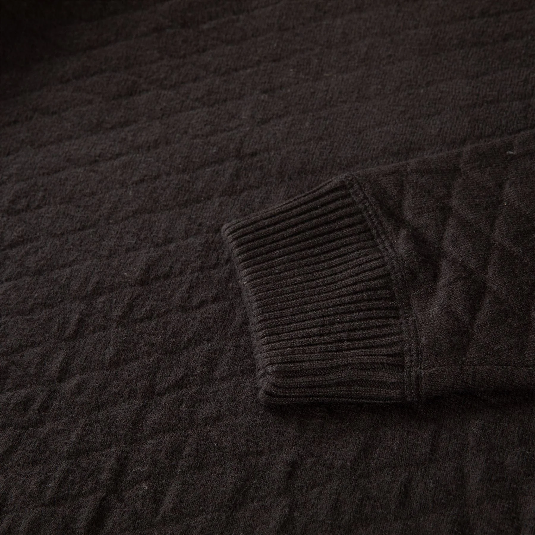 The Wallace Hooded Sweater Black - Image 5