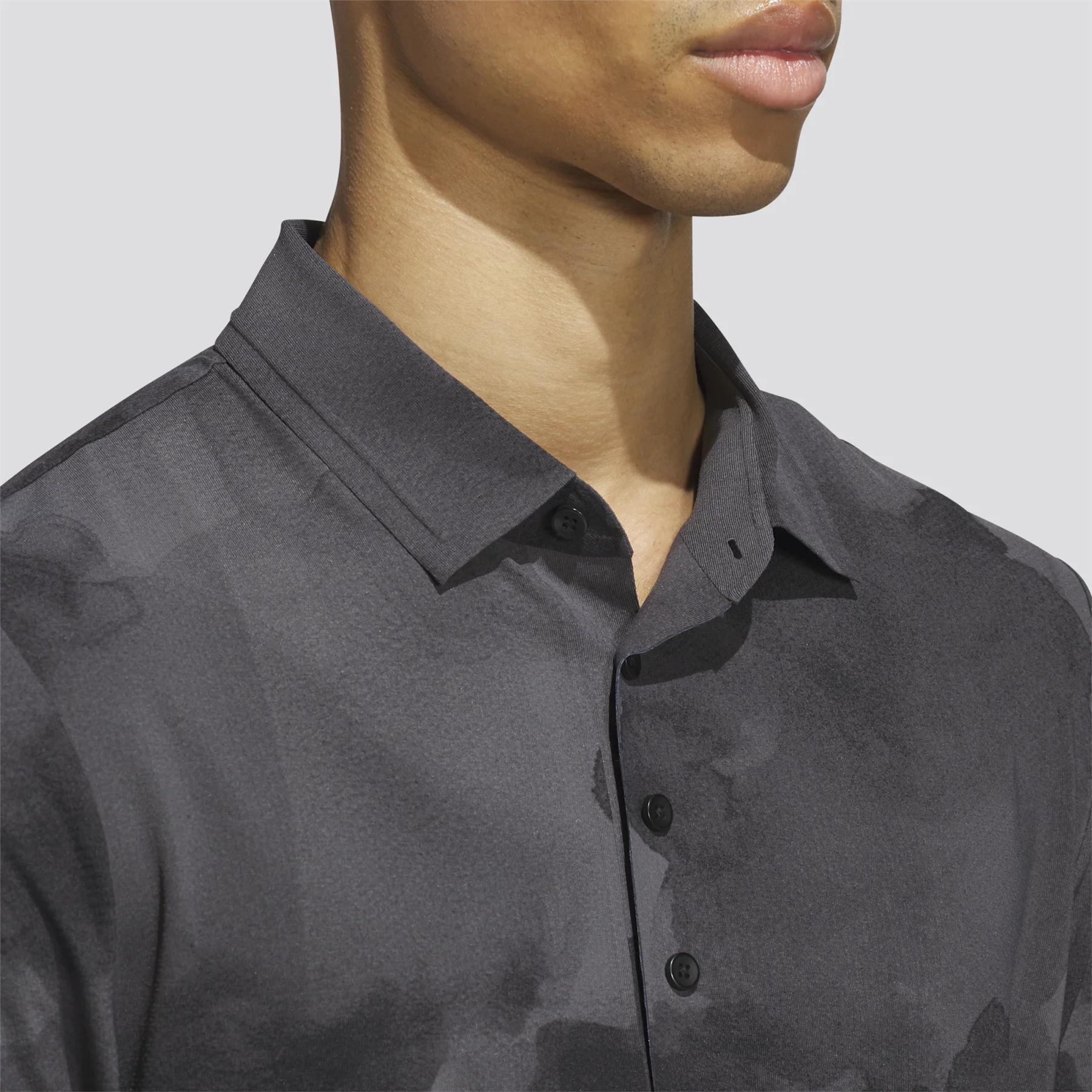 Ultimate365 Printed Tour Polo Black/Gray - Image 6