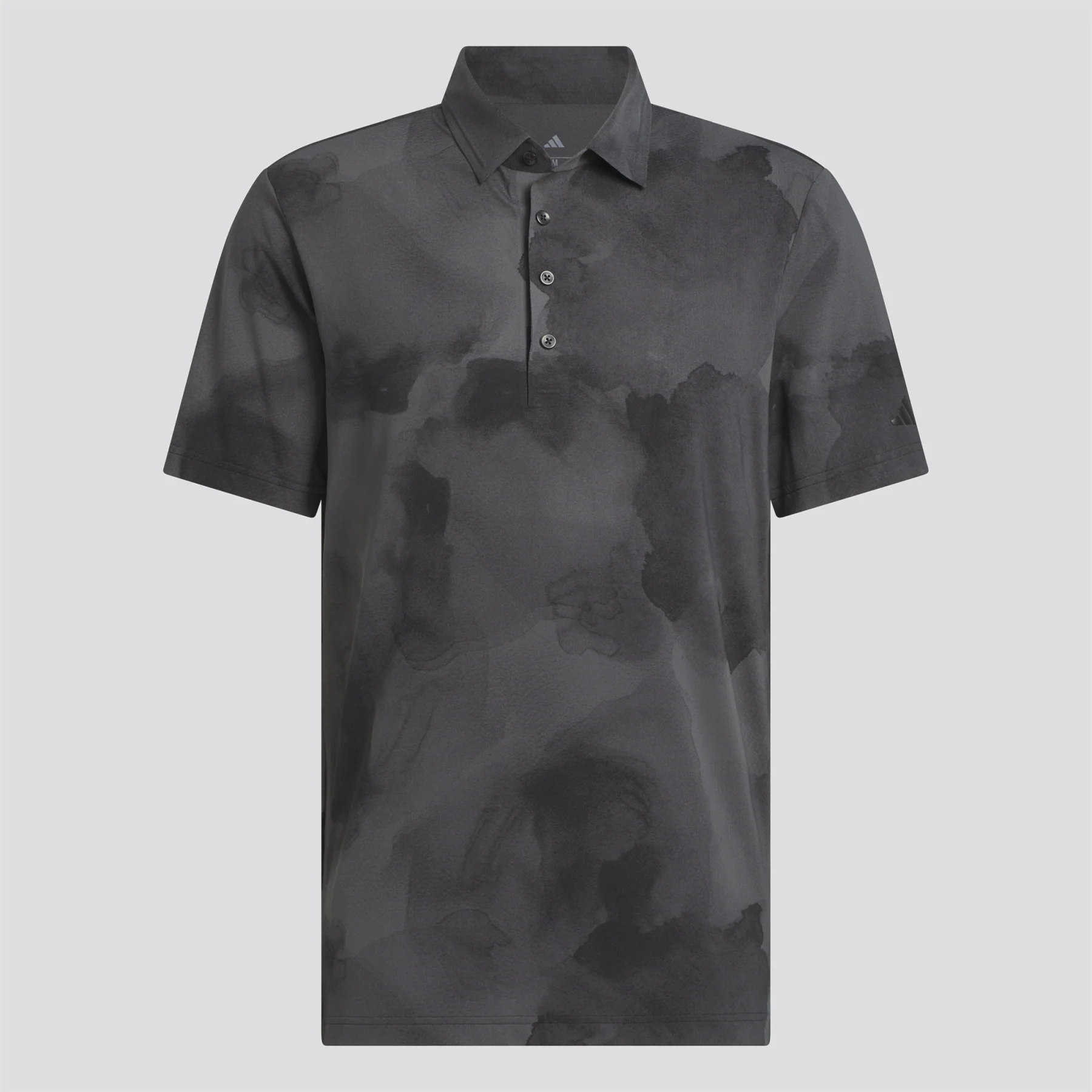 Ultimate365 Printed Tour Polo Black/Gray - Image 7