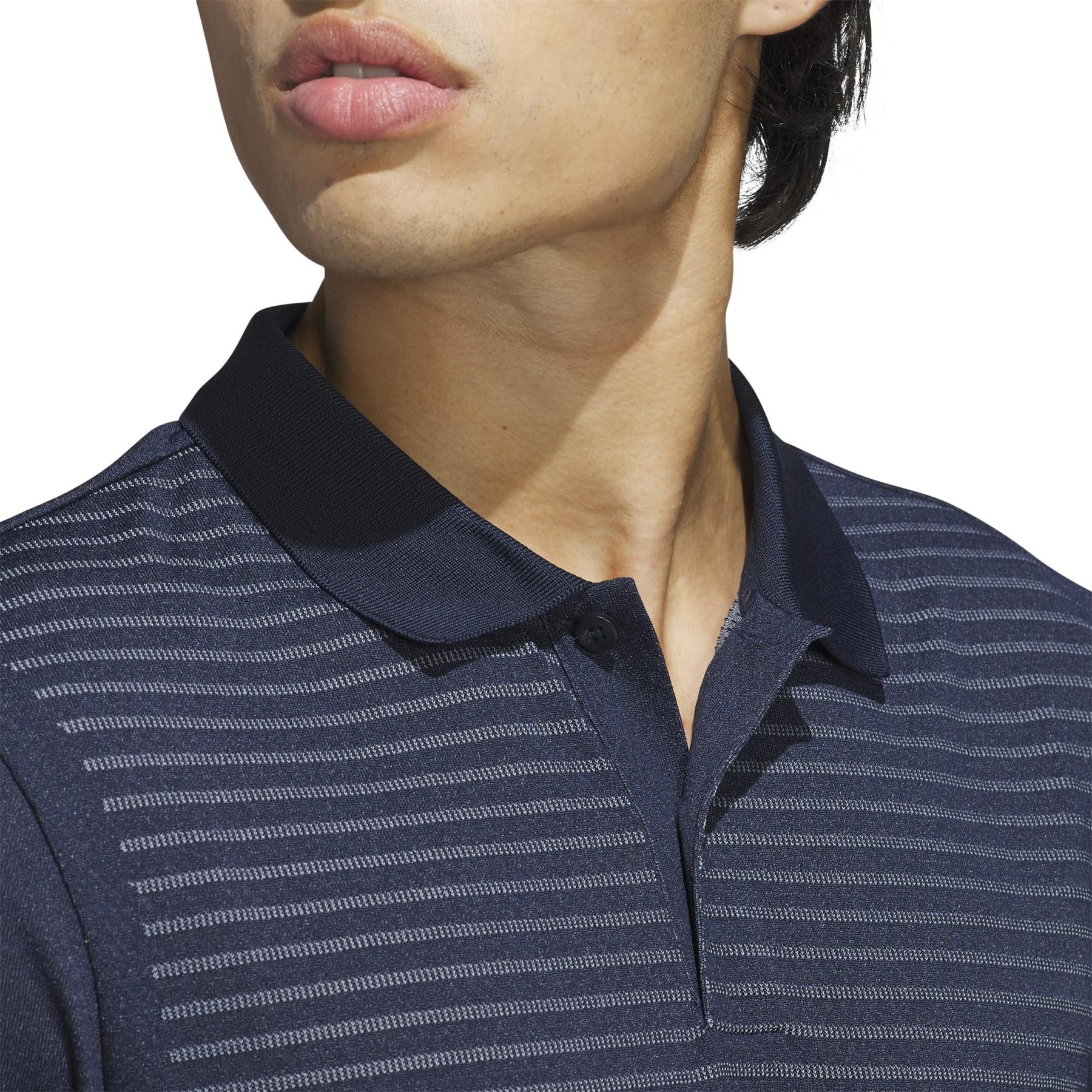 Ultimate365 Tour Seamless Stripe Polo Collegiate Navy - Image 6