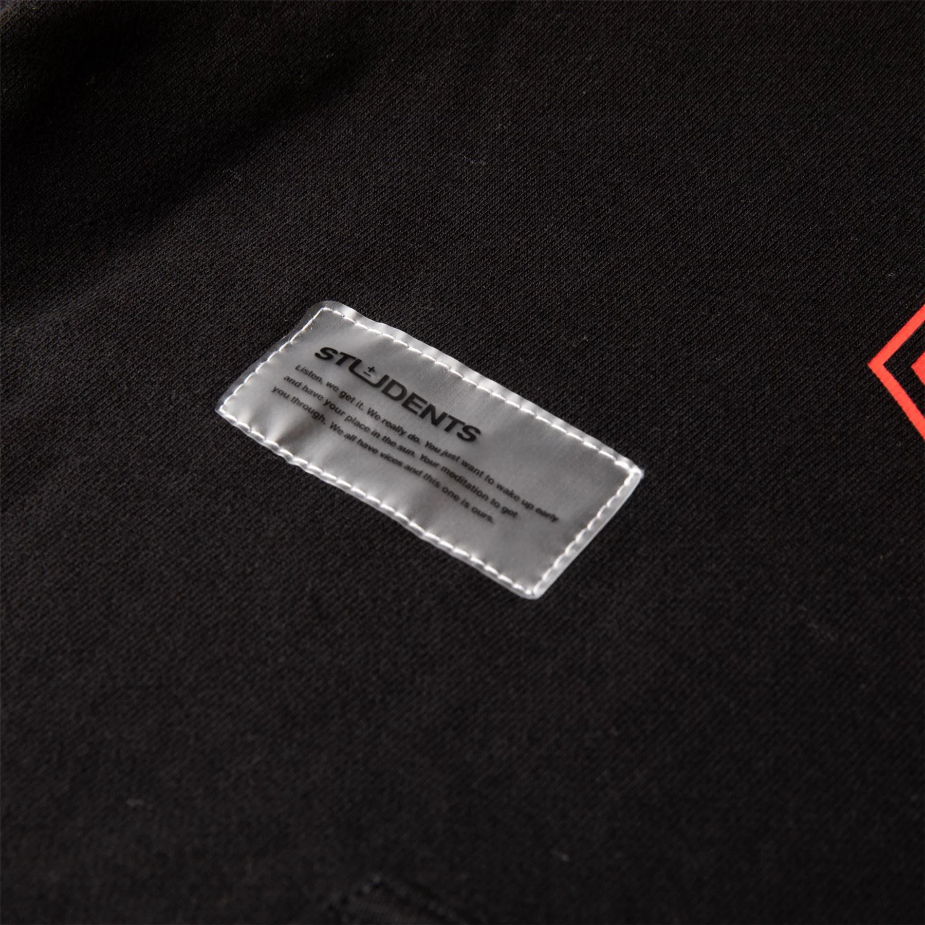 Uni Pullover Hoodie Black - Image 5