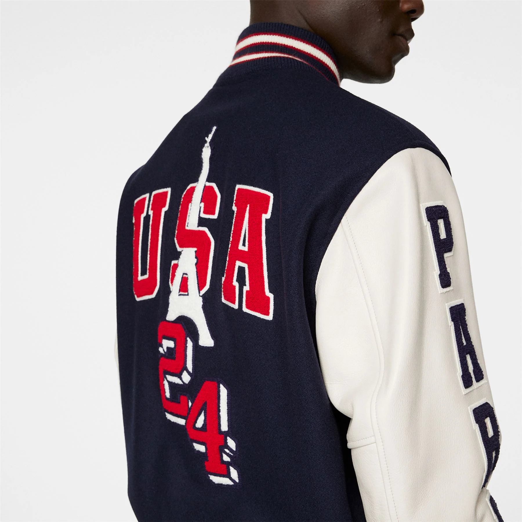 USA Golf Golden Bear Wool Jacket Estate Blue - Image 6