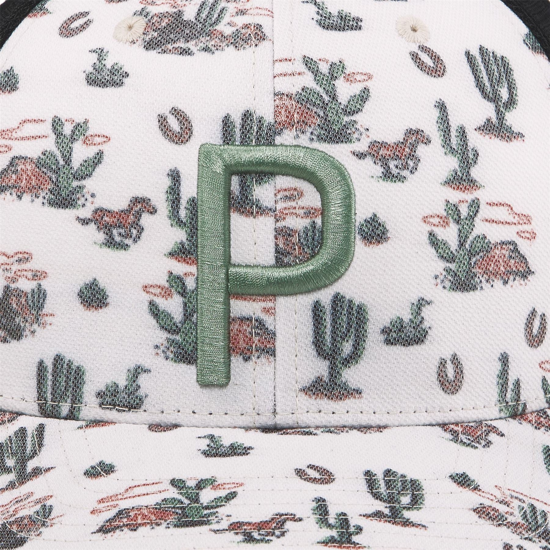 Wild West Trucker P Cap Puma Black-Dusty Green - SS23 - Image 4