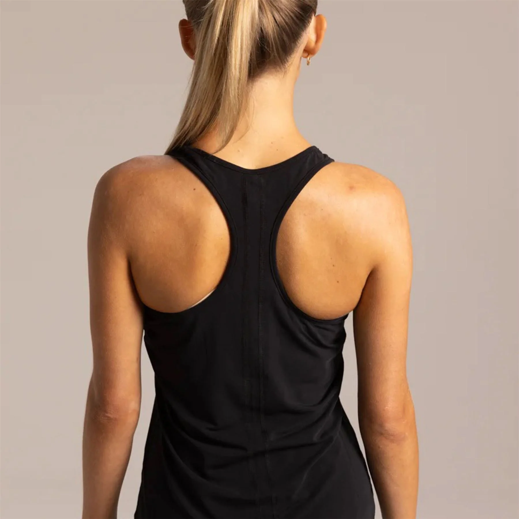 Womens 5.0 Tank Top Pure Black - Image 4