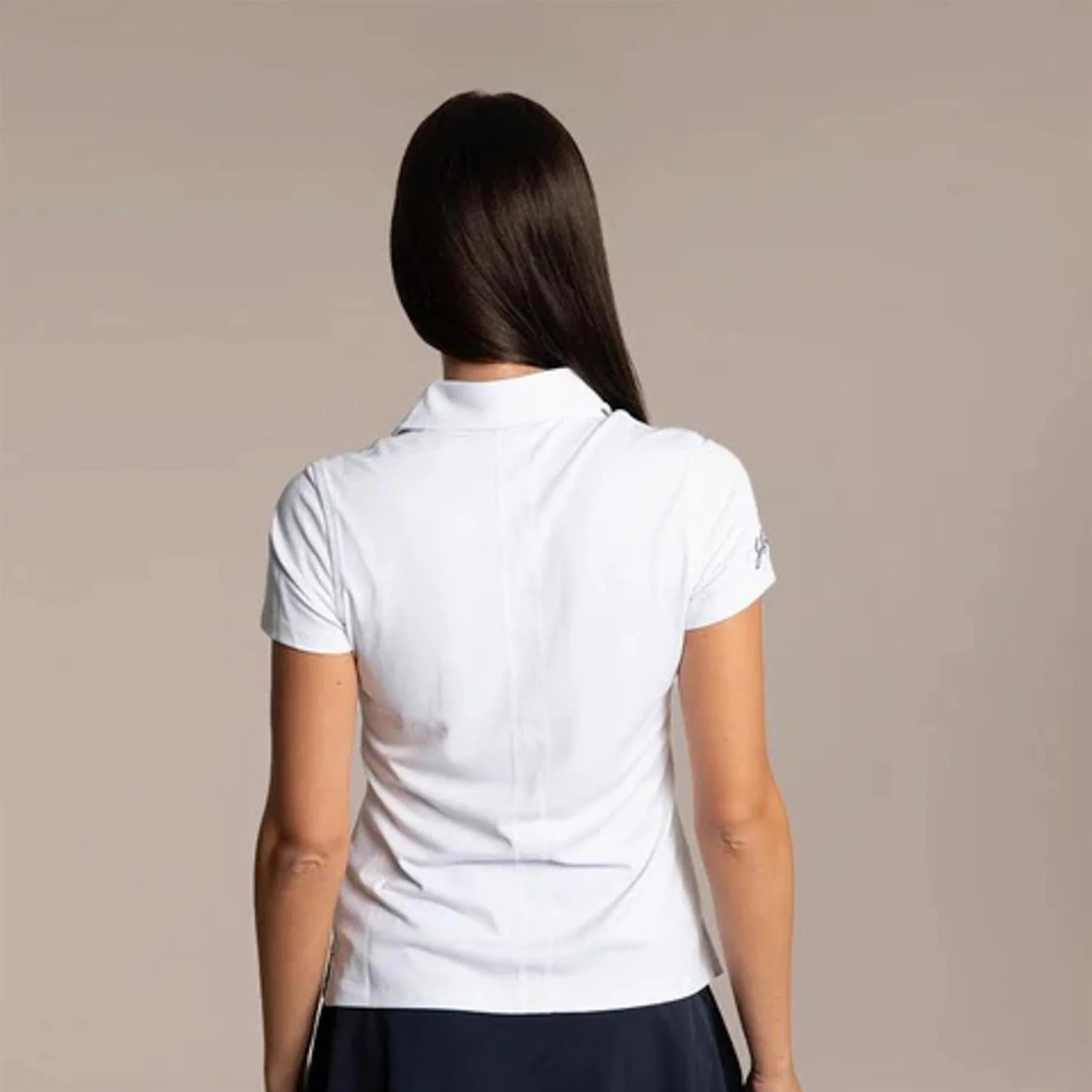 Womens Bainbridge Polo Clubhouse White - Image 3