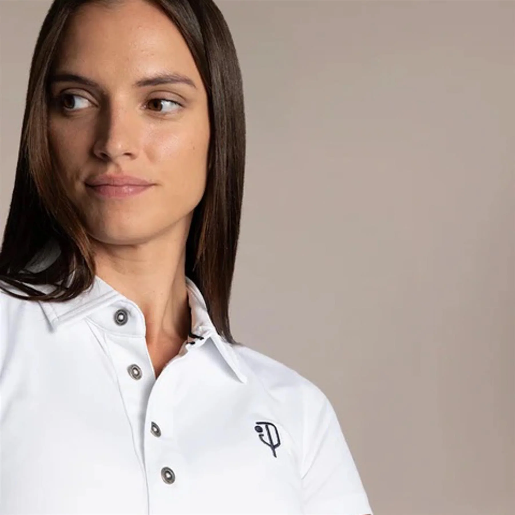 Womens Bainbridge Polo Clubhouse White - Image 4